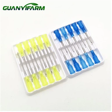 Aguja veterinaria desechable