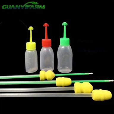 Botella de esperma de cerdo