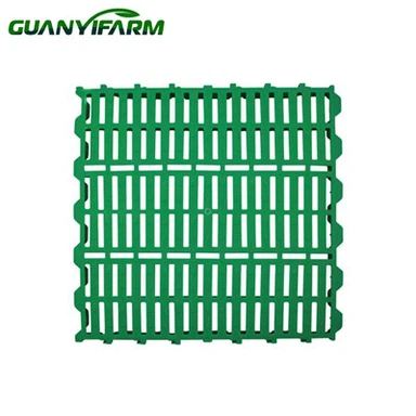 Piso de listones de plástico de oveja