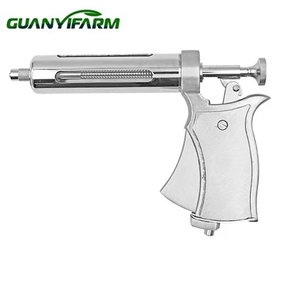 Jeringuilla continua semi-automática-impulsada por palanca