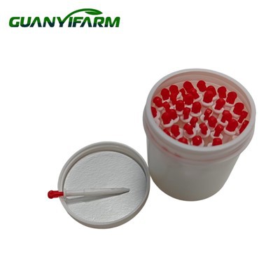 Las vacas usan tapones para los conductos lácteos